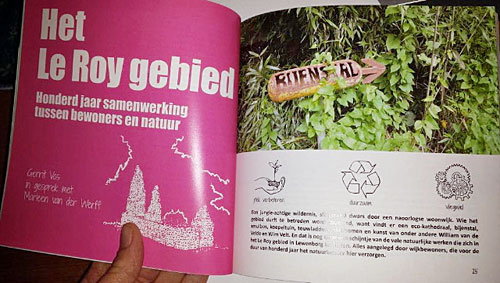 Kunsteboer in Le Roy gebied